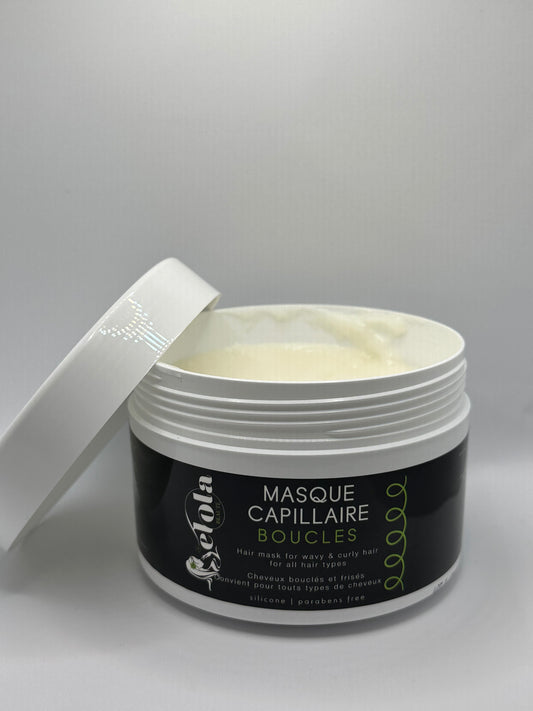 Masque capillaire boucles